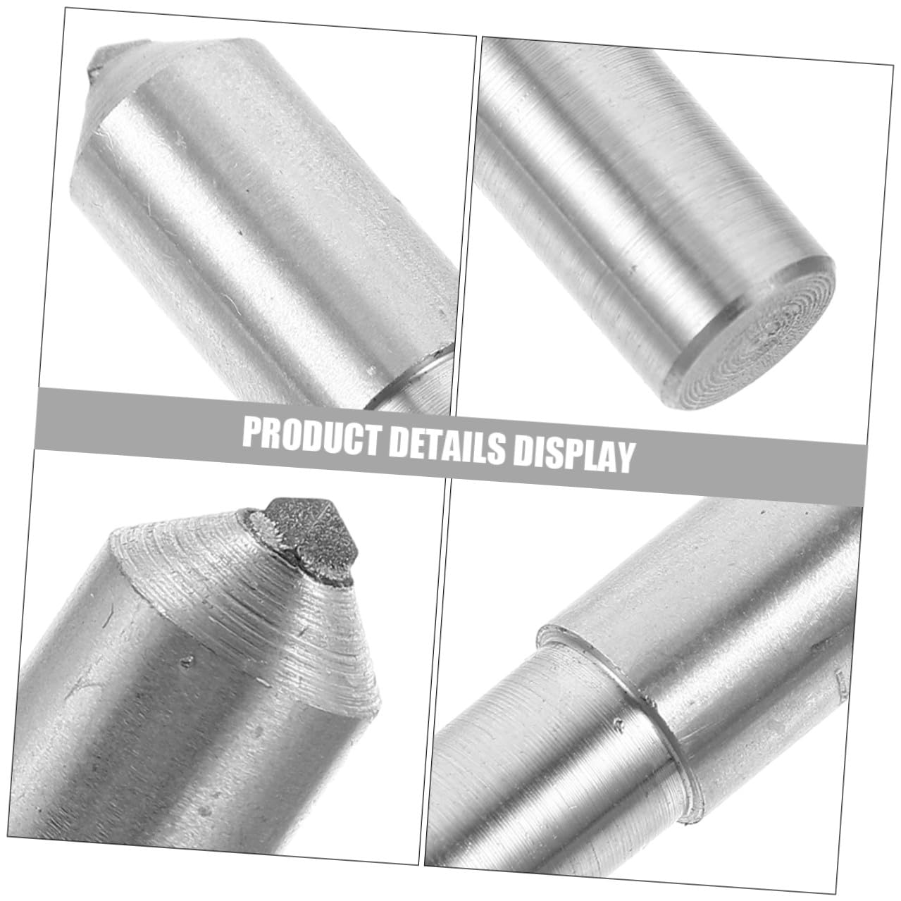 POPETPOP Dresseur de Meule Durabilité Exceptionnelle Efficacité de Coupe Améliorée Diamant en Alliage D'aluminium Argenté et Outil de Meulage Précis