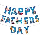 Festiko® Father's Day/Super Dad Birthday Party Decorations Items for Surprise (Fathers Day Banner with Ribbons) gallery image