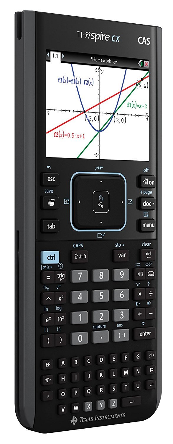 Texas Instruments Nspire CX-CAS Grafikrechner mit Touchpad
