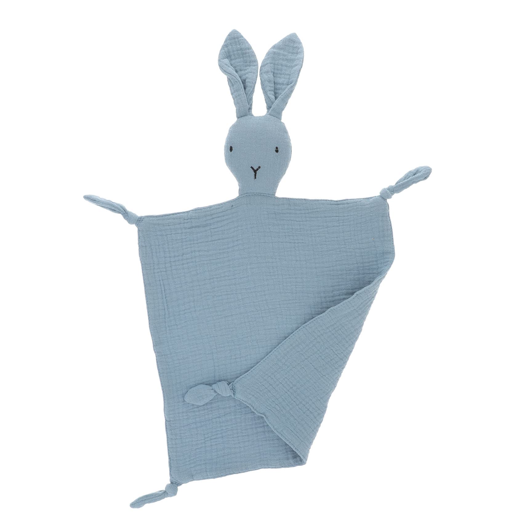 BESPORTBLE Cotton Security Blanket Snuggle with Rabbit Design Soft Towel for Machine Washable for Newborns