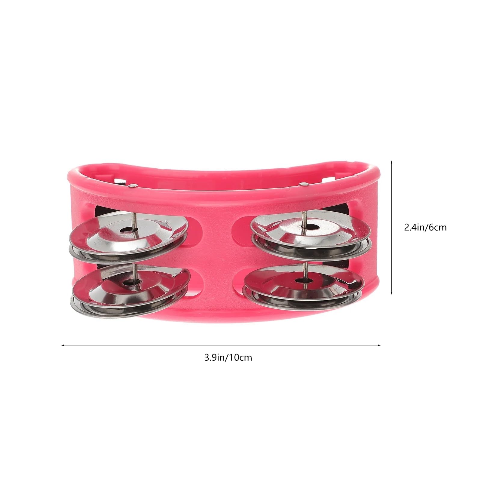 2 panderetas for percusión musical con campanillas de pie para Acompañamiento