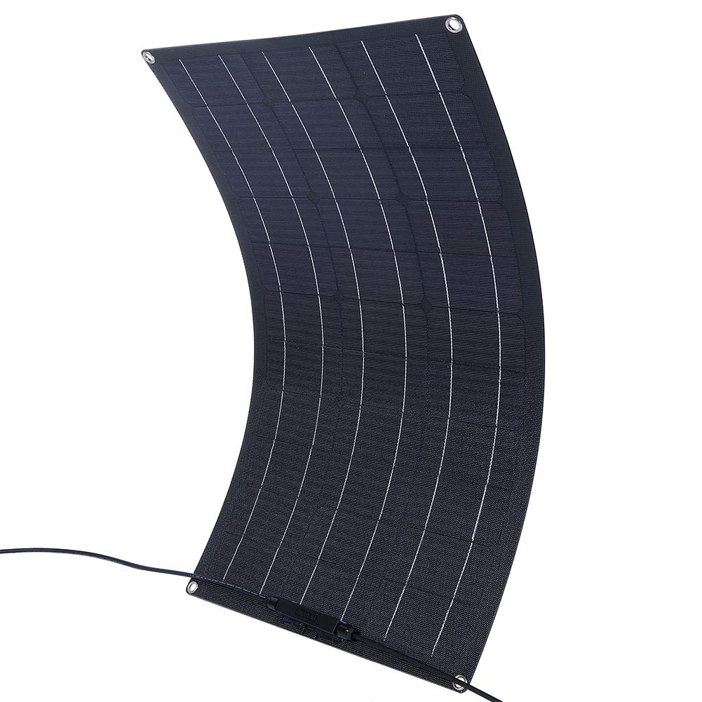 Pannello Solare Flessibile da 50 W per la Ricarica Off-grid | Costruzione leggera e durevole, alta efficienza, adatta per , barche, uso esterno
