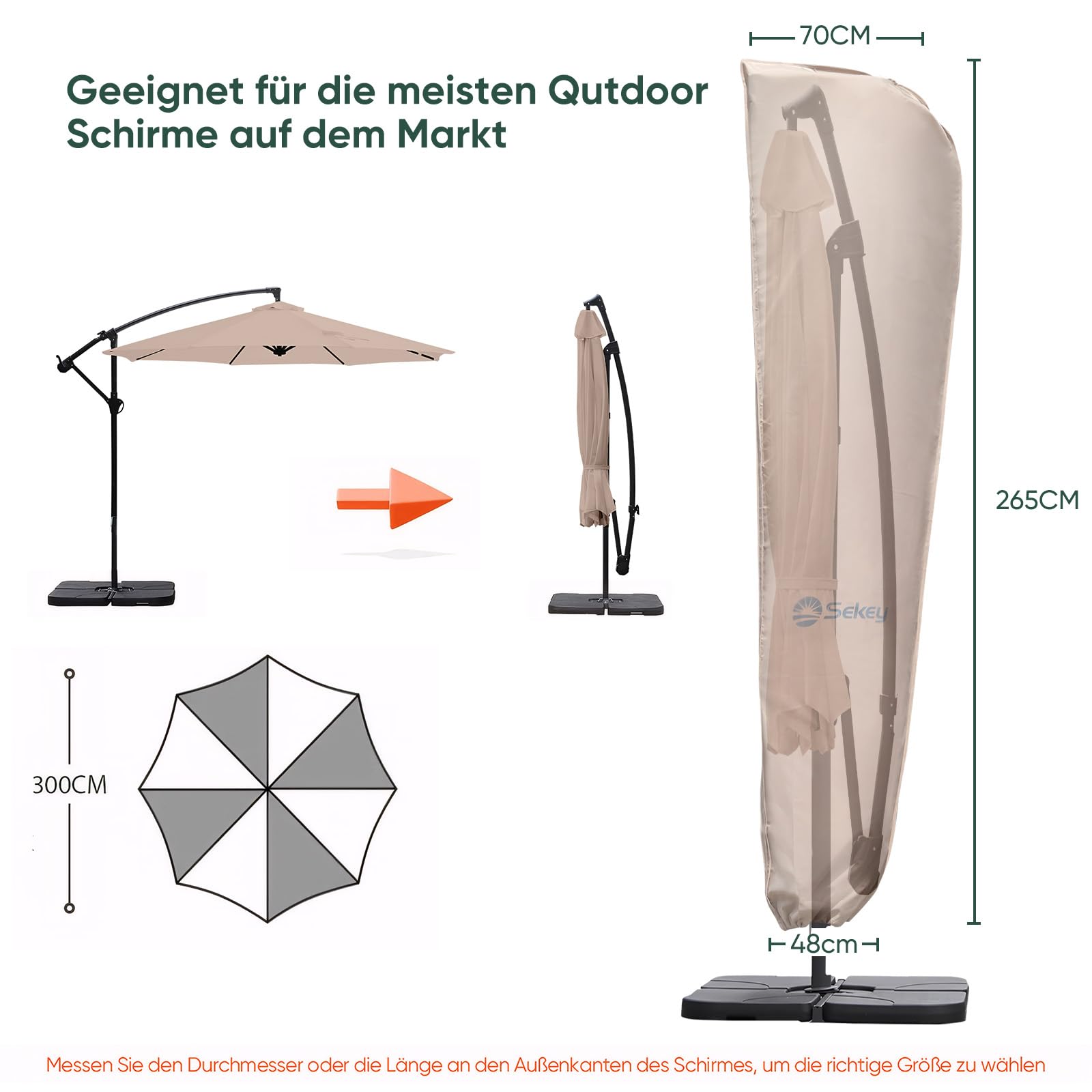 Abdeckhaube Schutzhülle Wasserschutz Abdeckung Gartenmöbel Garnituren 4 Größen E - Foto 7