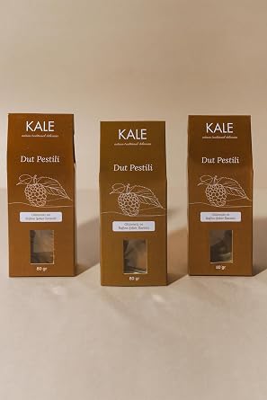 Kale Pestil & K me Dut Pestili, Glutensiz ve Rafine  eker  lavesiz, F nd kl , 3x80 gr