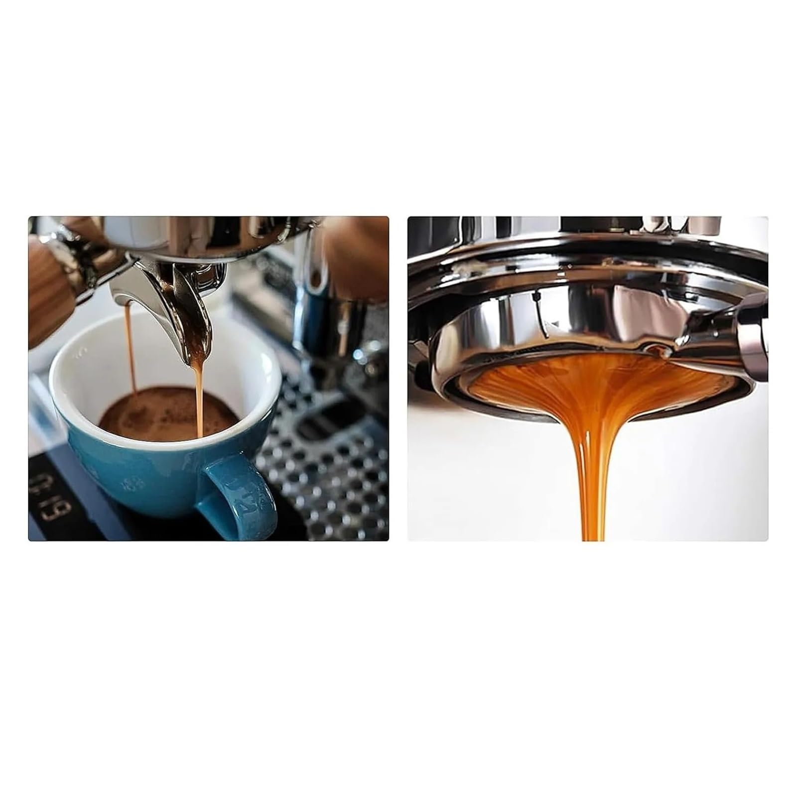 Compatibile con portafiltro senza fondo generico con cestello