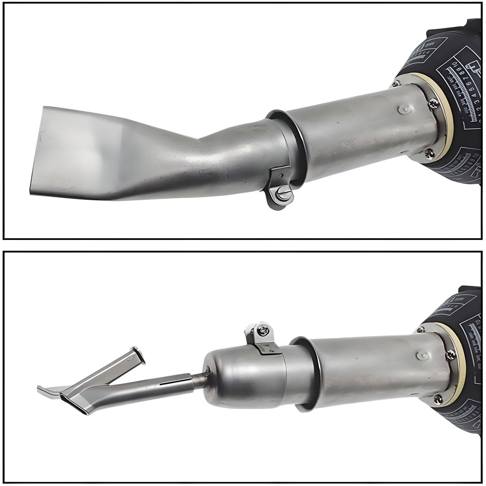 Soudeur en plastique à air chaud 1600 W Pistolet de soudage à refroidissement automatique intelligent pour géomembrane HDPE et toiture TPO