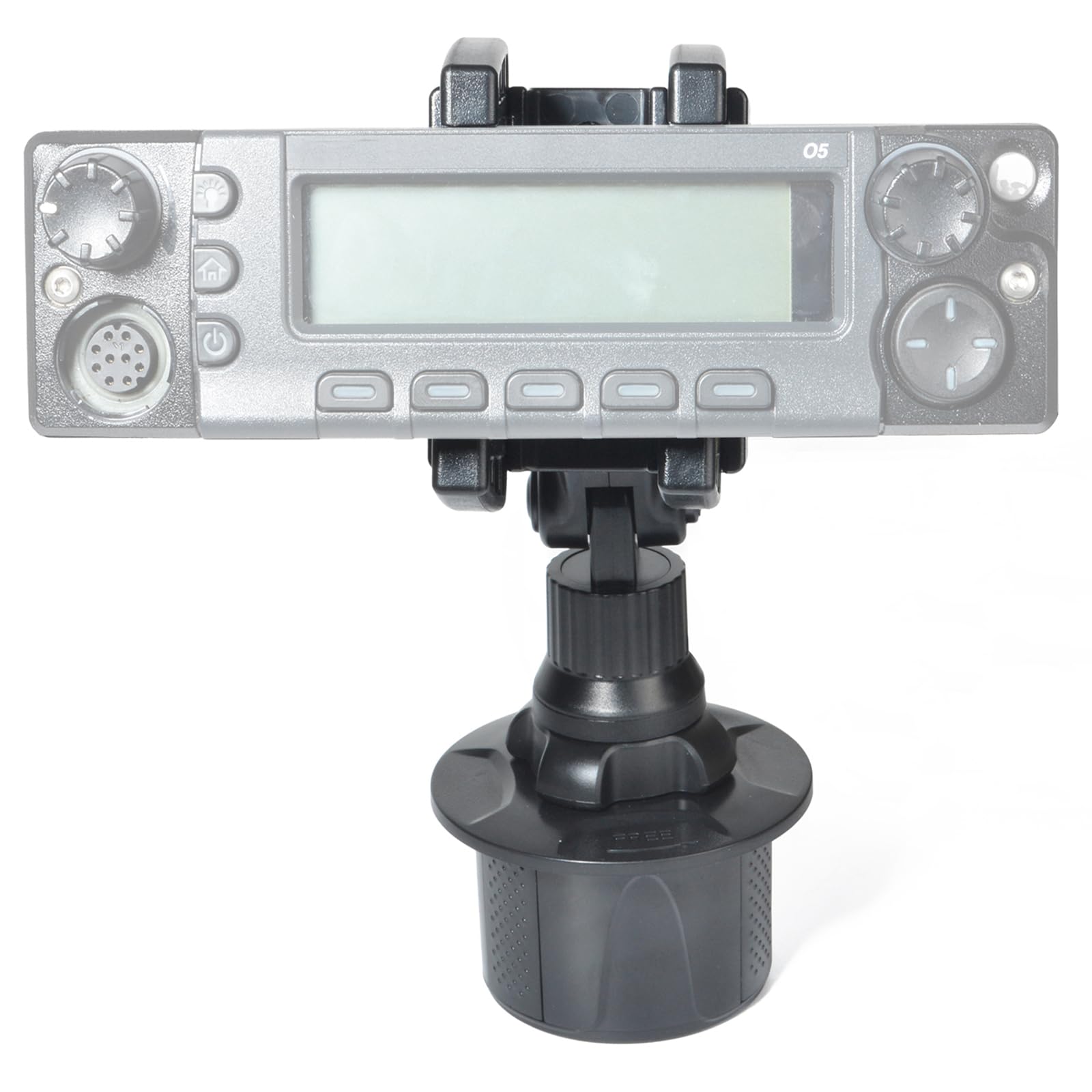 HYS アイコム用 アルインコ用 無線機コントローラー 取付ホルダー 車載 ドリンクホルダー用 IC-2730 ID-4100 DR-735D FTM-6000対応 取り付け簡単