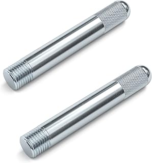 Steel Wheel Hanger Alignment Pin Guide Tool - Metric 14x1.5 Threads - Wheel Lug Bolt Automotive Mechanic Tool Compatible with Audi Volkswagen Mercedes Benz Porsche - Pack of 2, M14x1.5