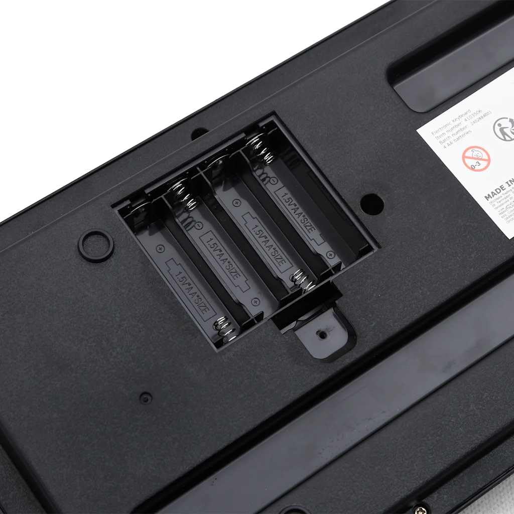 Pianoforte elettrico per bambini, con 37 tasti, microfono, USB e batteria, portatile, per principianti, insegnamento musicale, casa, palcoscenico e studio, regalo