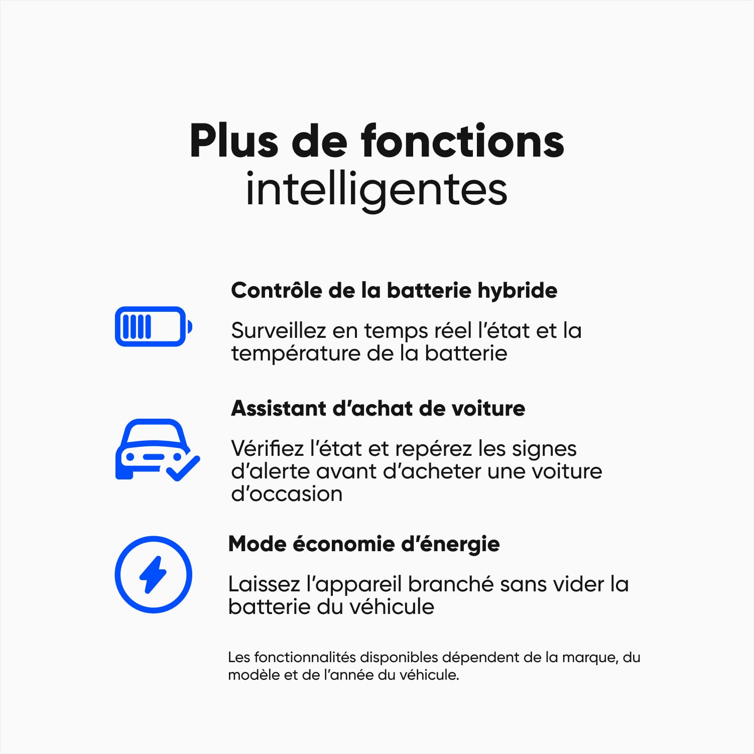 OBDeleven 3 Lecteur de Codes OBD2 Diagnostic Bluetooth Scanner Auto pour Utilisation Quotidienne et Avancée, iOS et Android (OBDeleven 3)