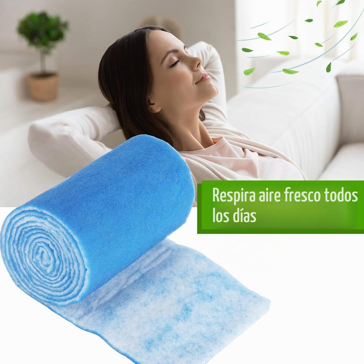 Kit de filtros de ventilación de aire MERV 8 de 12 x 132 pulgadas, filtros electrostáticos de ventilación de suelo para aire acondicionado, horno HVAC, rejillas y hogar móvil, 132 ganchos
