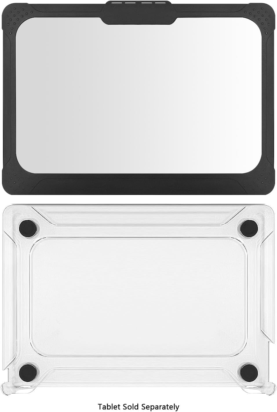 Sahara - Venture Series MacBook Pro 14-Inch Pro Shield Hard Shell Case (M1-M5 Chip), Shock-Absorbing Corners, Clear/Black, (LT00107)