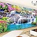 DIY 5D Diamond Painting Kits for Adults Waterfall Scenery Embroidery Full Round Drill Large Size(55.1x19.7 inch) Diamond Crystal Gem Arts Painting Craft for Home Wall Decor