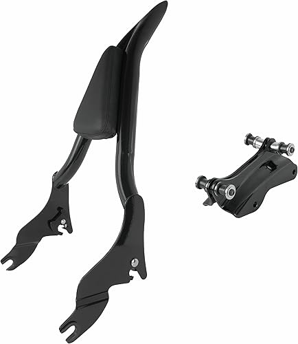 Miniatura 1 de SWESGI Almohadilla desmontable para respaldo de pasajero de 22 pulgadas de alto, se adapta a Harley Davidson Street Glide Road King Glide Electra