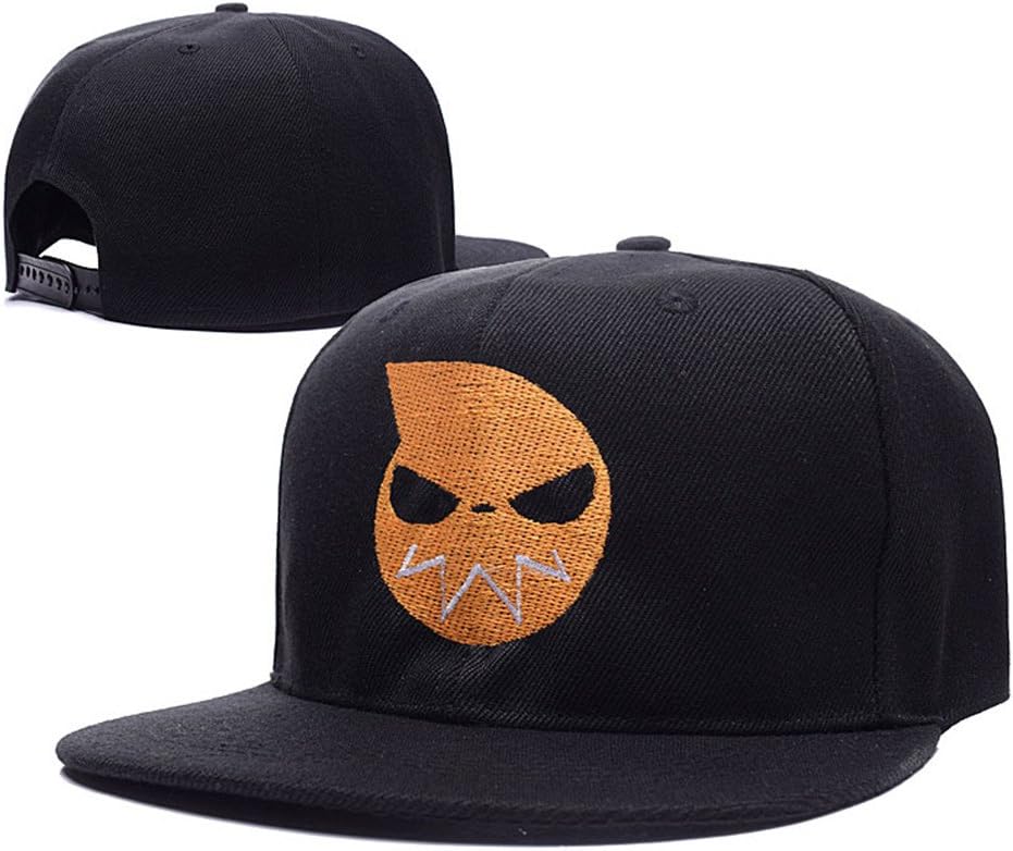 Soul Eater Logo Adjustable Snapback Caps Embroidery Hats Black