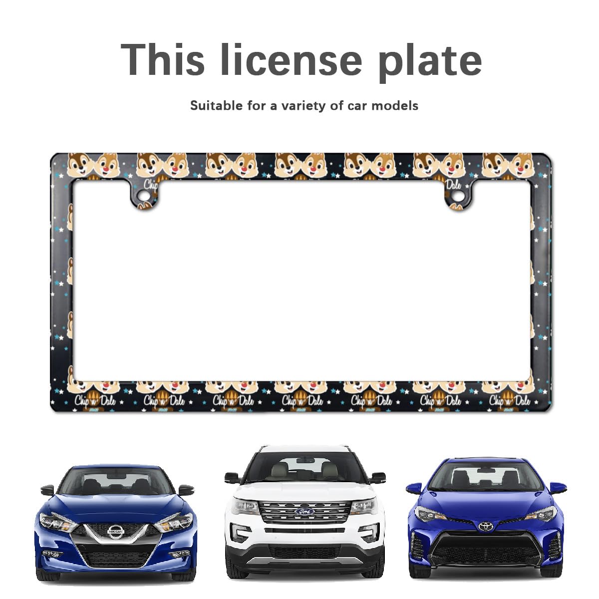 Amazon.co.jp: ナンバープレートフレーム チップとデール ナンバー