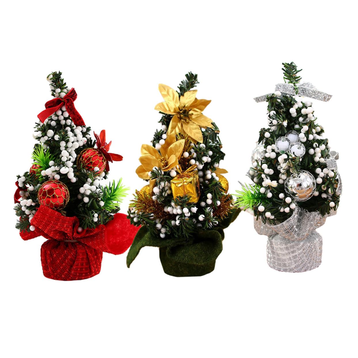 Árboles de Navidad de mesa para decorar tu escritorio de forma segura este año