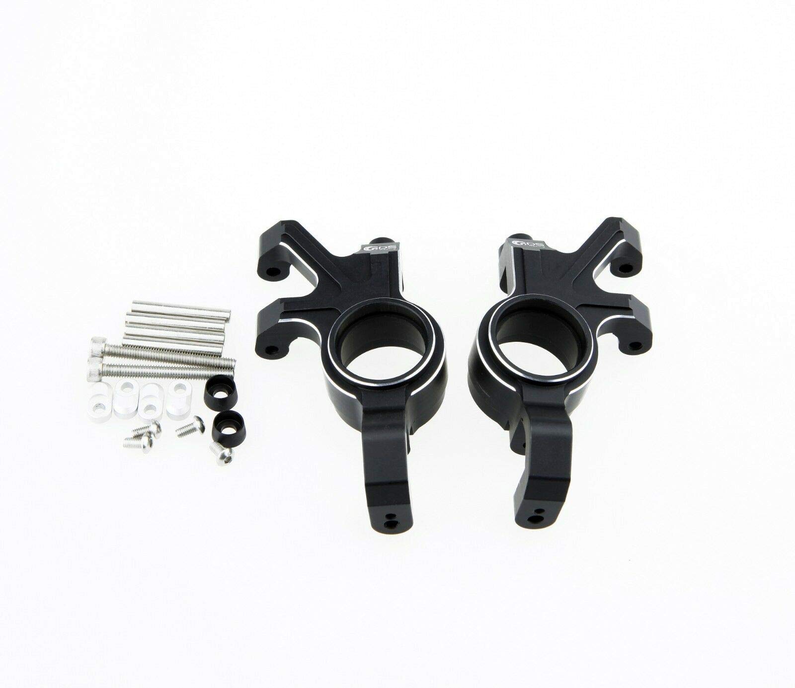 GDS Racing Front Knuckle Steering Arms Black for Traxxas X-MAXX 1/5 RC Monster Truck (Pair)