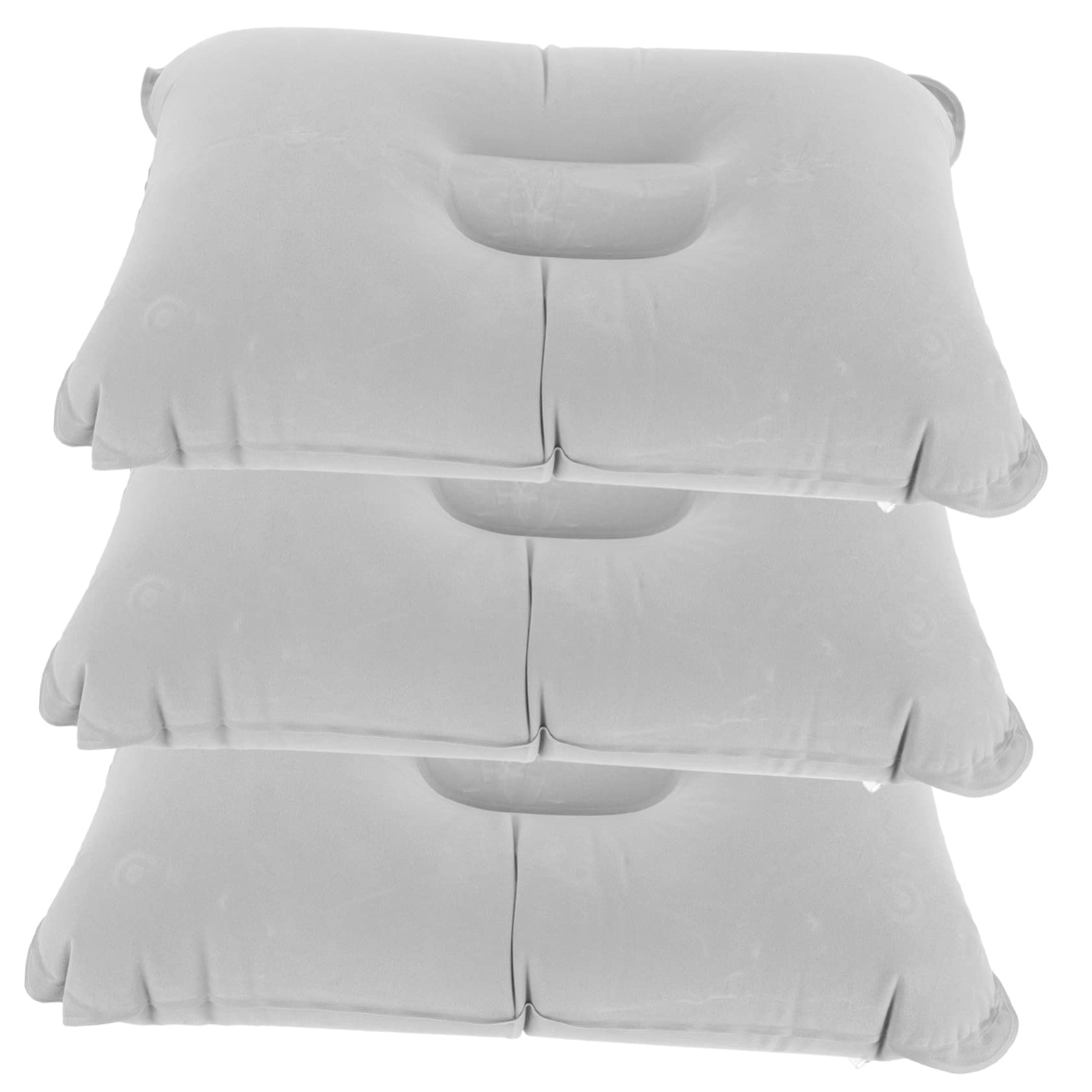 Abaodam 3pcs Inflatable Outdoor Travel Pillow Ergonomic Camping Nap Pillows for Comfortable for Hiking Beach and Travel Use Convenient