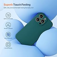 Vista 1272 de Miracase Funda diseñada para iPhone 13 Pro Max con protector de pantalla, [forro de microfibra suave antiarañazos], funda protectora de silicona