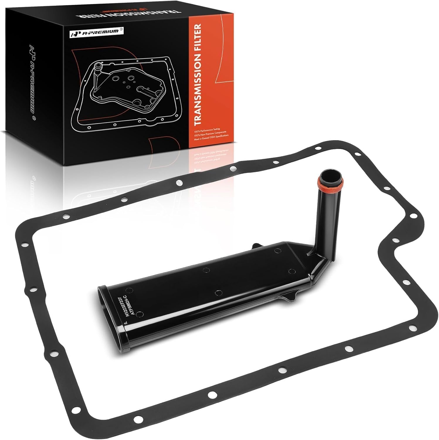 A-Premium Automatic Transmission Fluid Filter with Pan Gasket, Compatible with Ford & International Models - 2003-2010 - F-150, F-250 Super Duty, F-350 Super Duty, E-150, E-250, Excursion, CF500