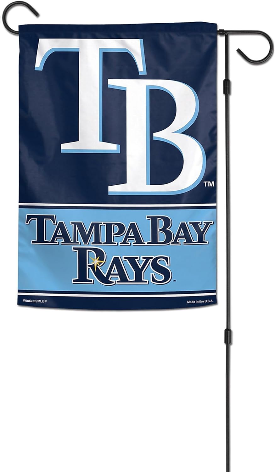 Wincraft MLB Tampa Bay Rays Flag12x18 Garden Style 2 Sided Flag, Team Colors, One Size 6 61QJ3ikCF+L. AC SL1500