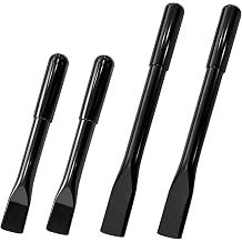4pcs Wheelchair Brake Handle Extenders for Manual Wheelchairs, Stainless Steel Construction with Ergonomic Grip, Enhanced Mobility Aid for Caregivers and Elderly Users, Black Color