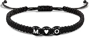 Initial Bracelets for Women Men's Bracelets Gifts for Girlfriend Boyfriend Letter Bracelets I Love You Gifts for Her Him Best Friend Birthday Gift Christmas Jewelry
