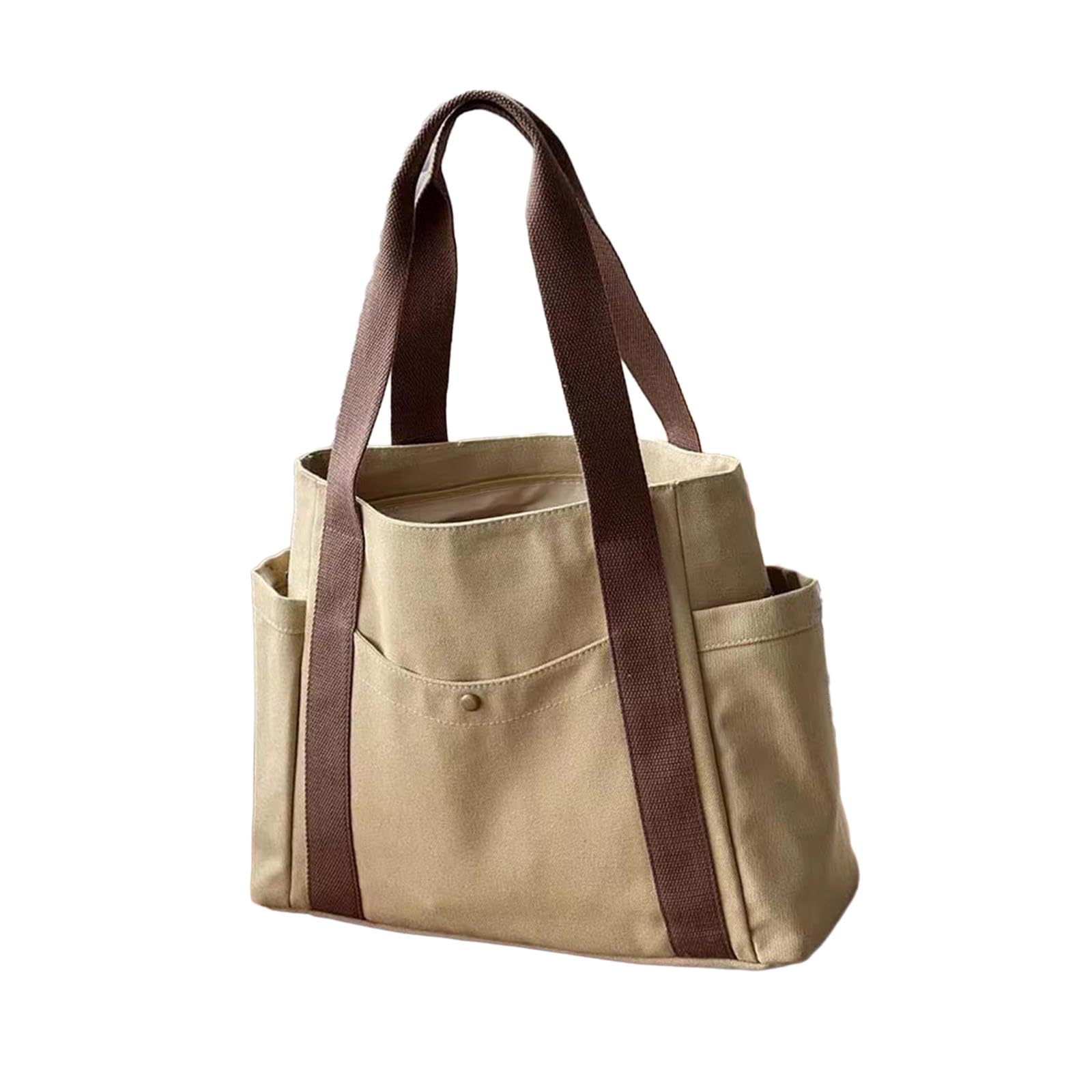 MYADDICTION Women Tote Bag Canvas Fashion Lady Dating Purse Commuting Pouch Shoulder Bag Khaki (B0CTHN59LH) Amazon Price History, Amazon Price Tracker