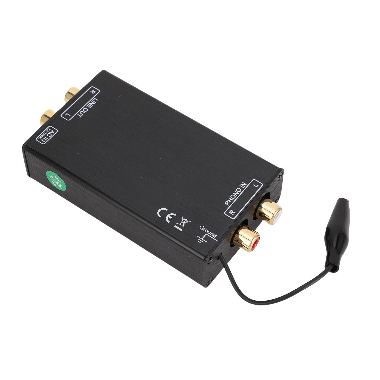 Preamplificador de Phono estéreo, Tocadiscos, Amplificador de Potencia AV con 2 interfaces de vídeo Compuesto, Entrada y Salida Ac230v