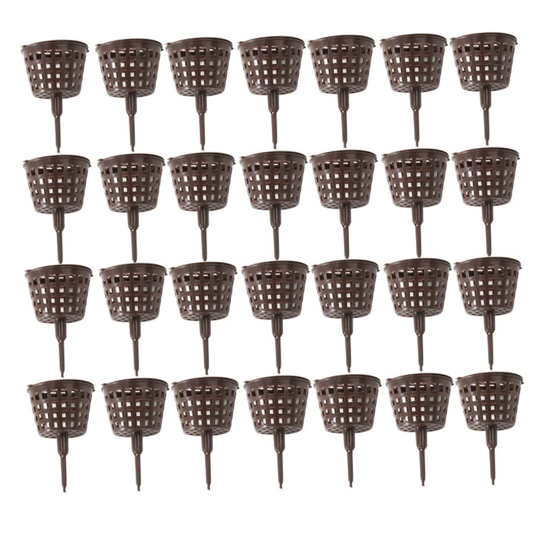 Boîte d'engrais en plastique 100pcs pour bonsaï avec couvercle outil de jardinage