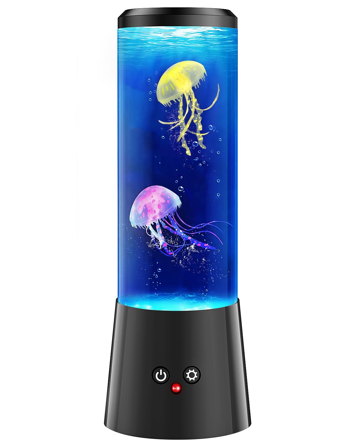 Photo 1 of Jellyfish Lamp, 16 Color Mood Night Light, Dual Power mode Whisper-Quiet Sensory Aquarium Light, Decorative Night Lamp with remote control & Timer for Home Office Bedroom Decor Decor for Kids Adults