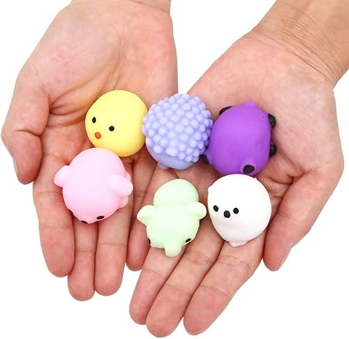 Miniatura 4 de Squishies - Juguetes blandos mochi para niños recuerdo de fiesta ayuda a aliviador de estrés y ansiedad juguete de mascosta 24 unidades en envase de