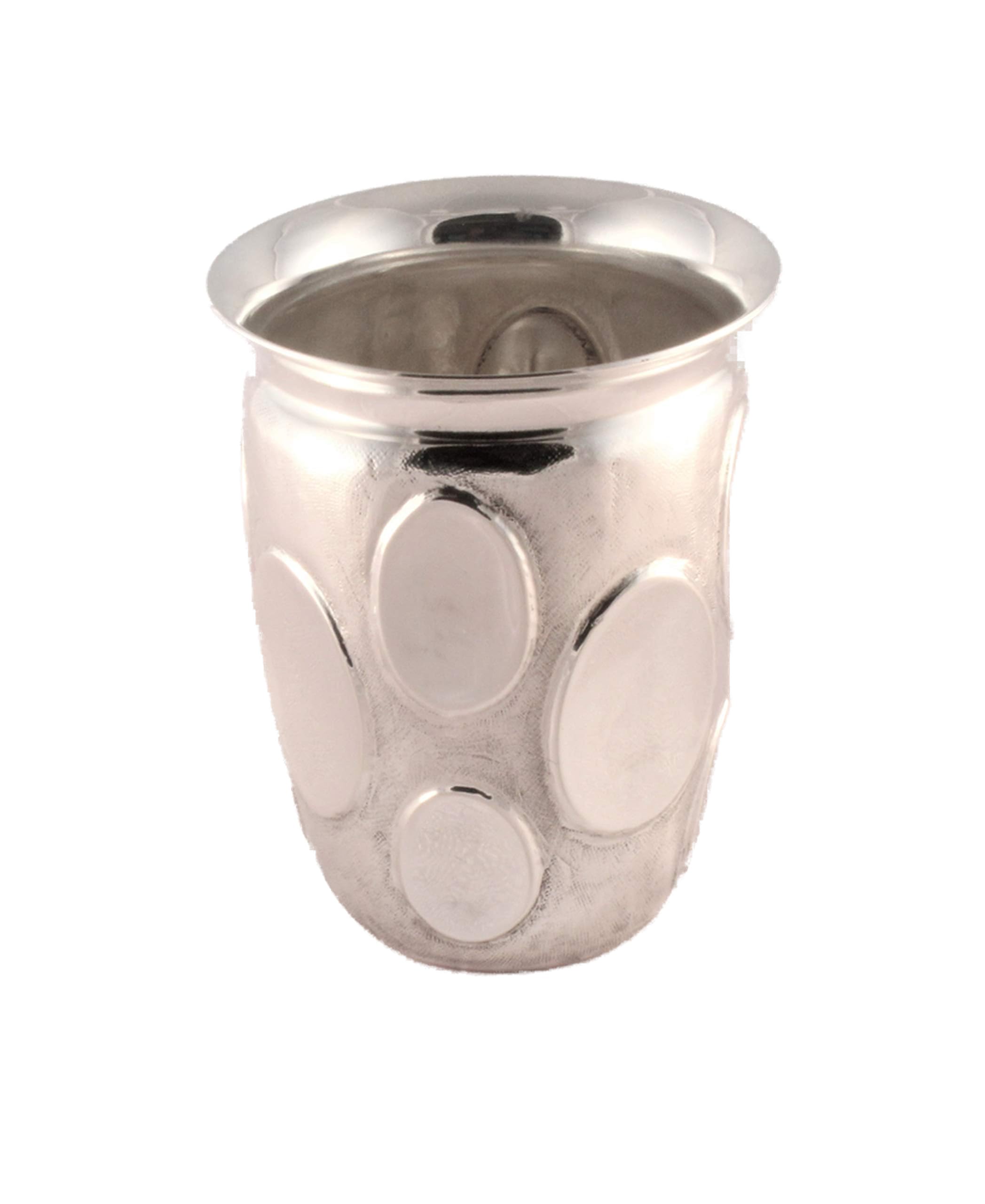 Brandimarte Porta-penne in arg 925 battuto a mano. h 10cm, base 5cm apertura 8cm