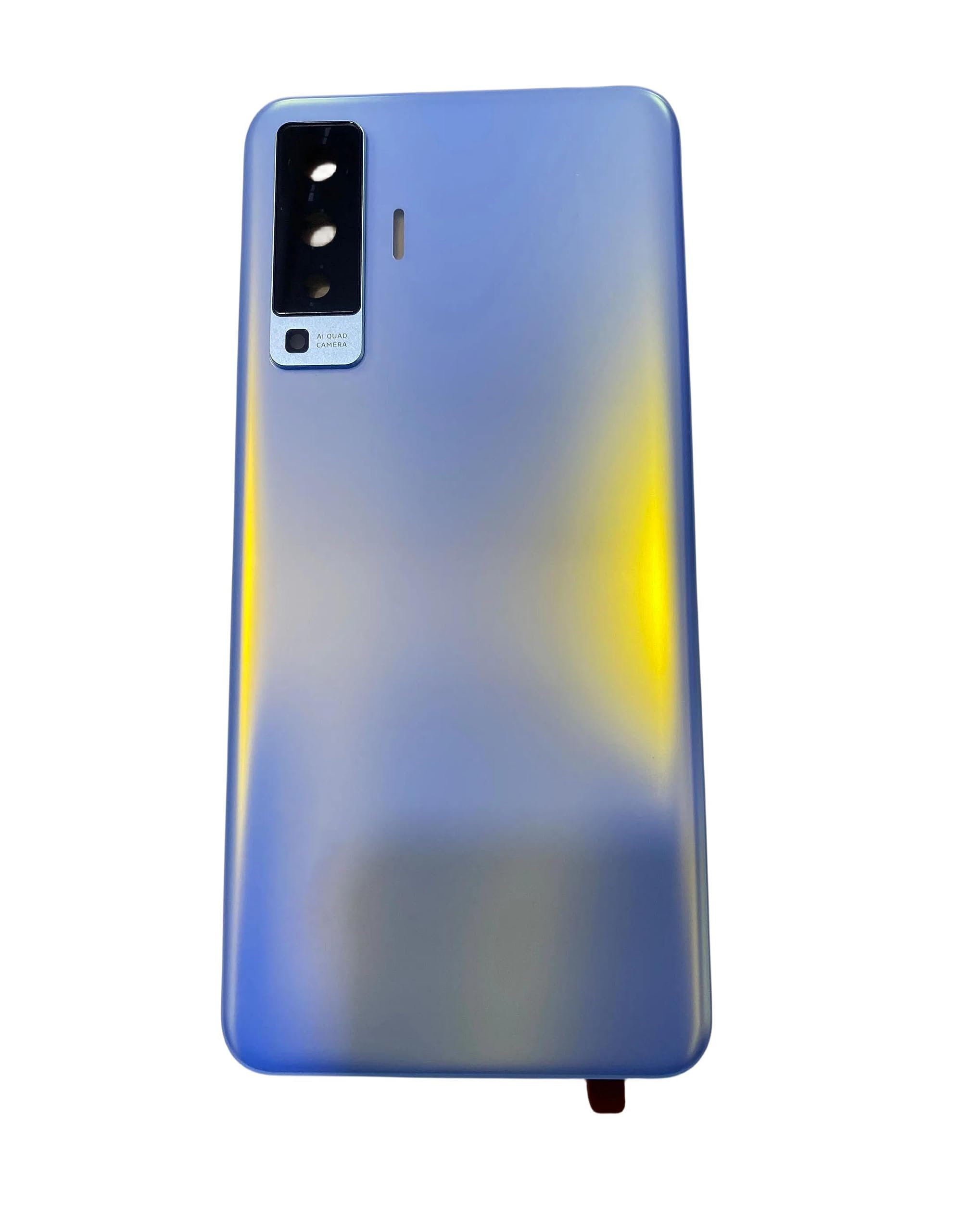 SHOWGOOD pour vivo X50 5G Retour Couvercle de Batterie V2001A 2005 Boîtier Arrière Boîtier pour vivo X50 2004 Couverture Arrière Remplacer (Glaze Noir)