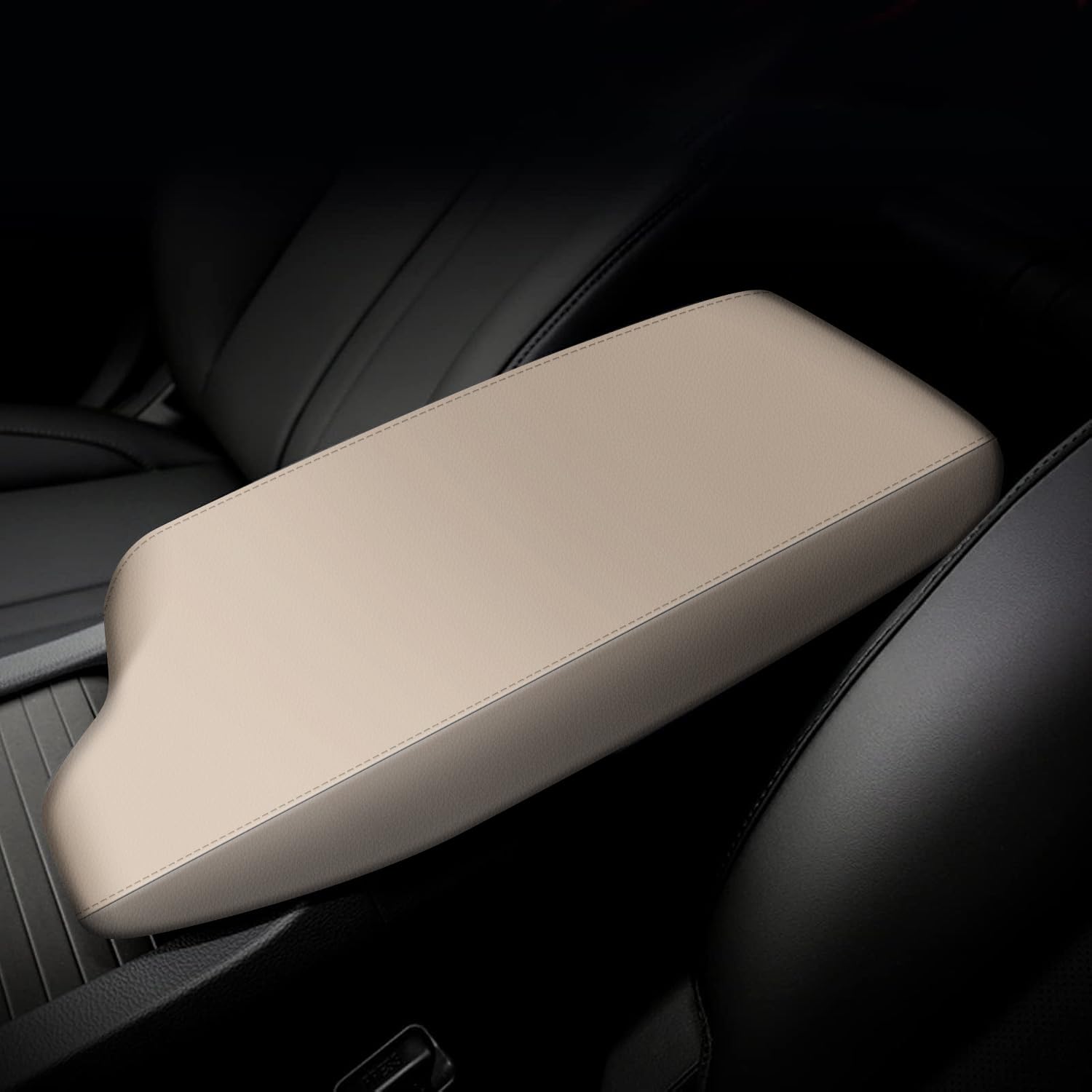 AOMSAZTO Armrest Covers for 2020-2023 Sonata Beige