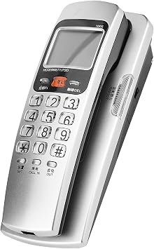 Caller ID Corded Phone, Anti Jamming, 30 Group Storage, Two Volume Control for Home/Office Silver