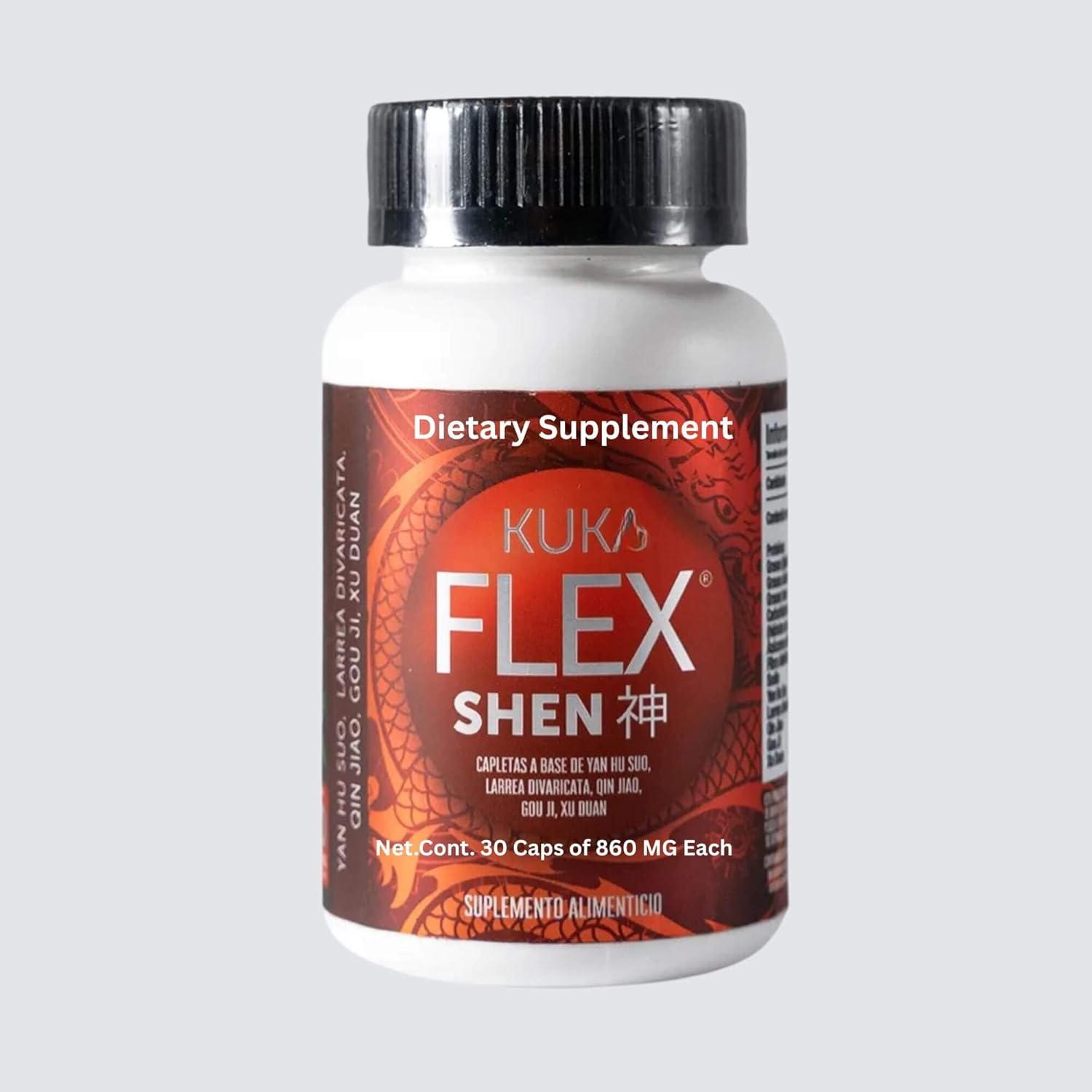 KM FLX Shen 30 Caps of 860 MG | Chinese Herbs of Traditional Use | Movement & Flexibility
