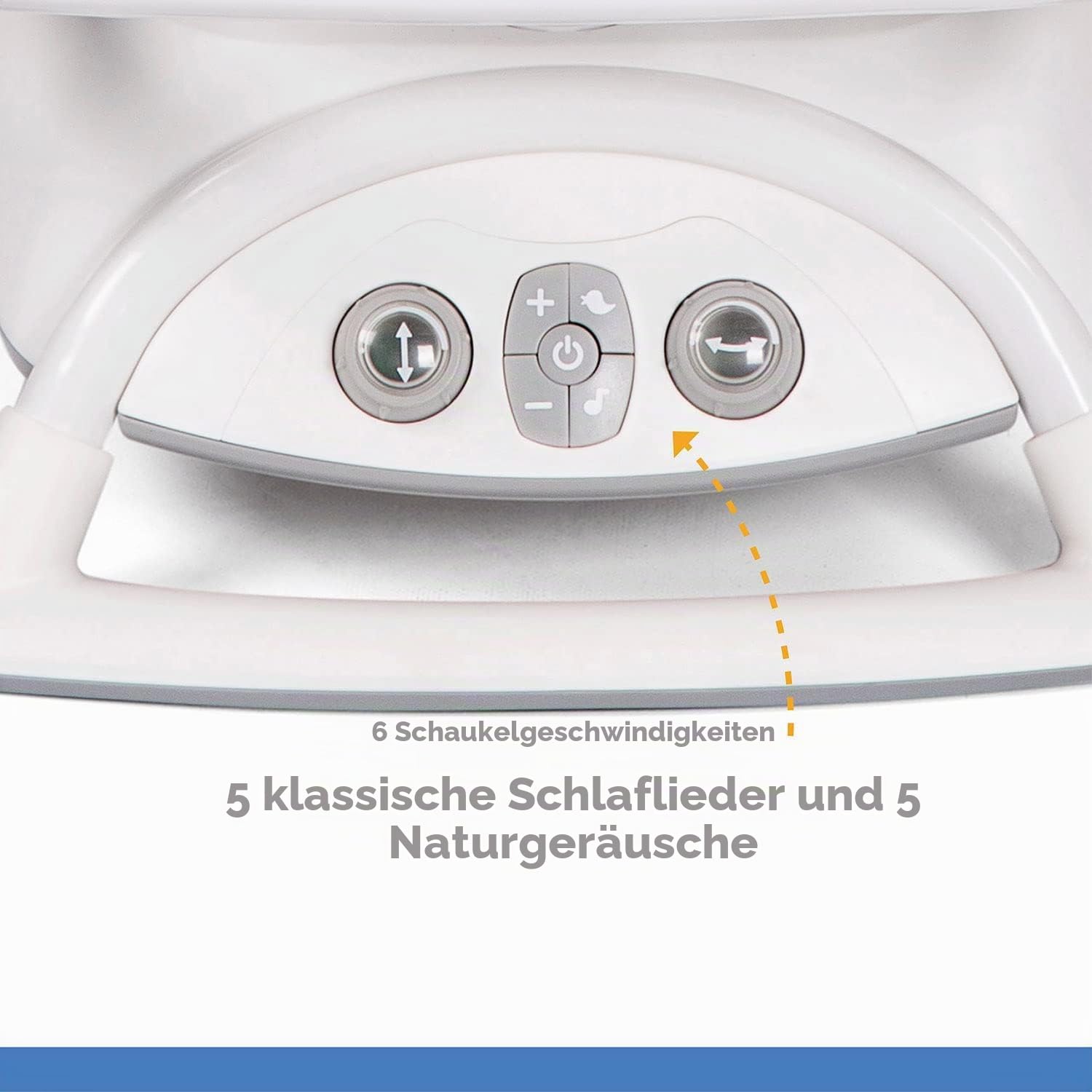 Joie 2in1 Babyschaukel Sansa ab Geburt – 13 kg abnehmbarer Sitz als Babywippe nutzbar – Fern