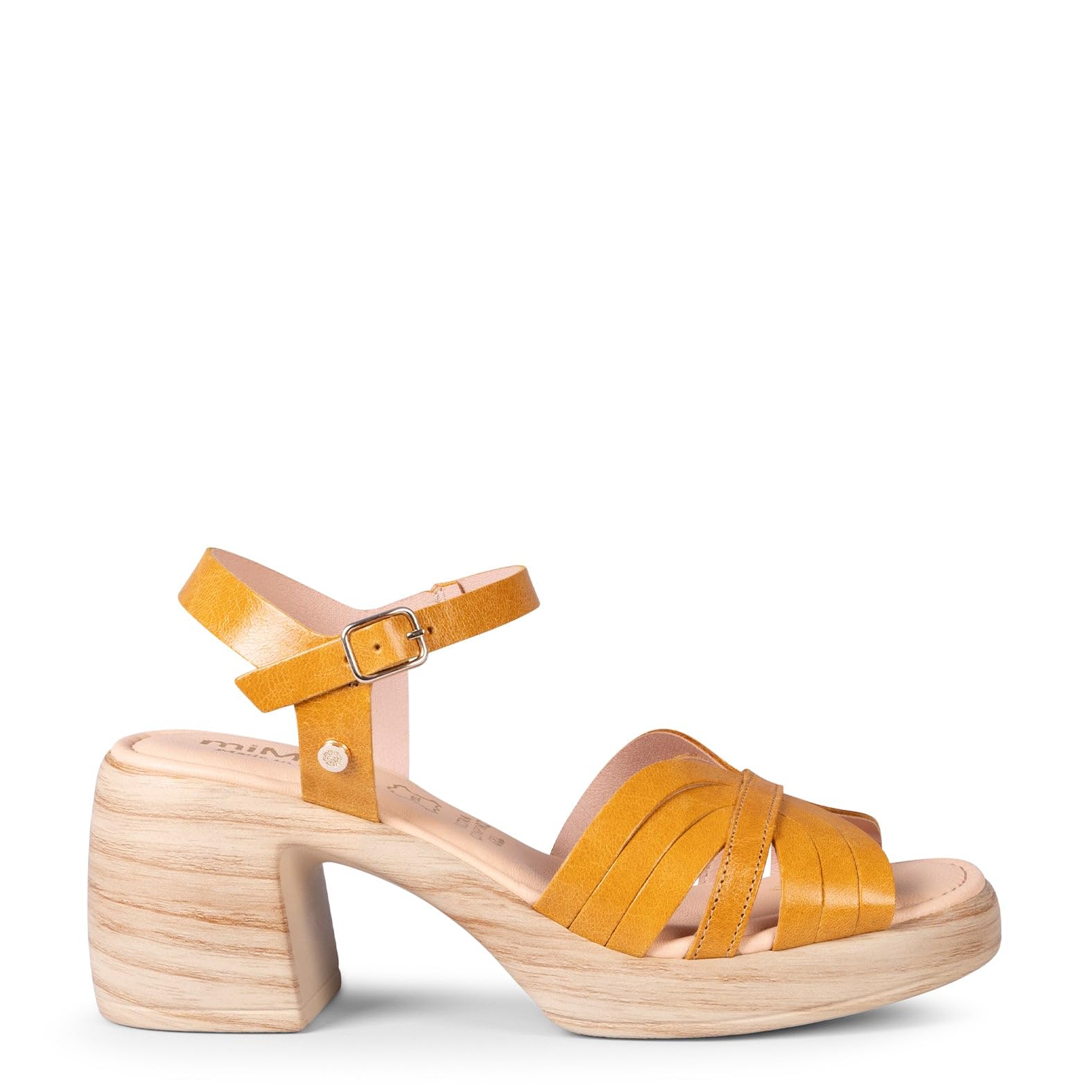 miMaO. Sandalias con plataforma y plantilla acolchada. Hecho en España
