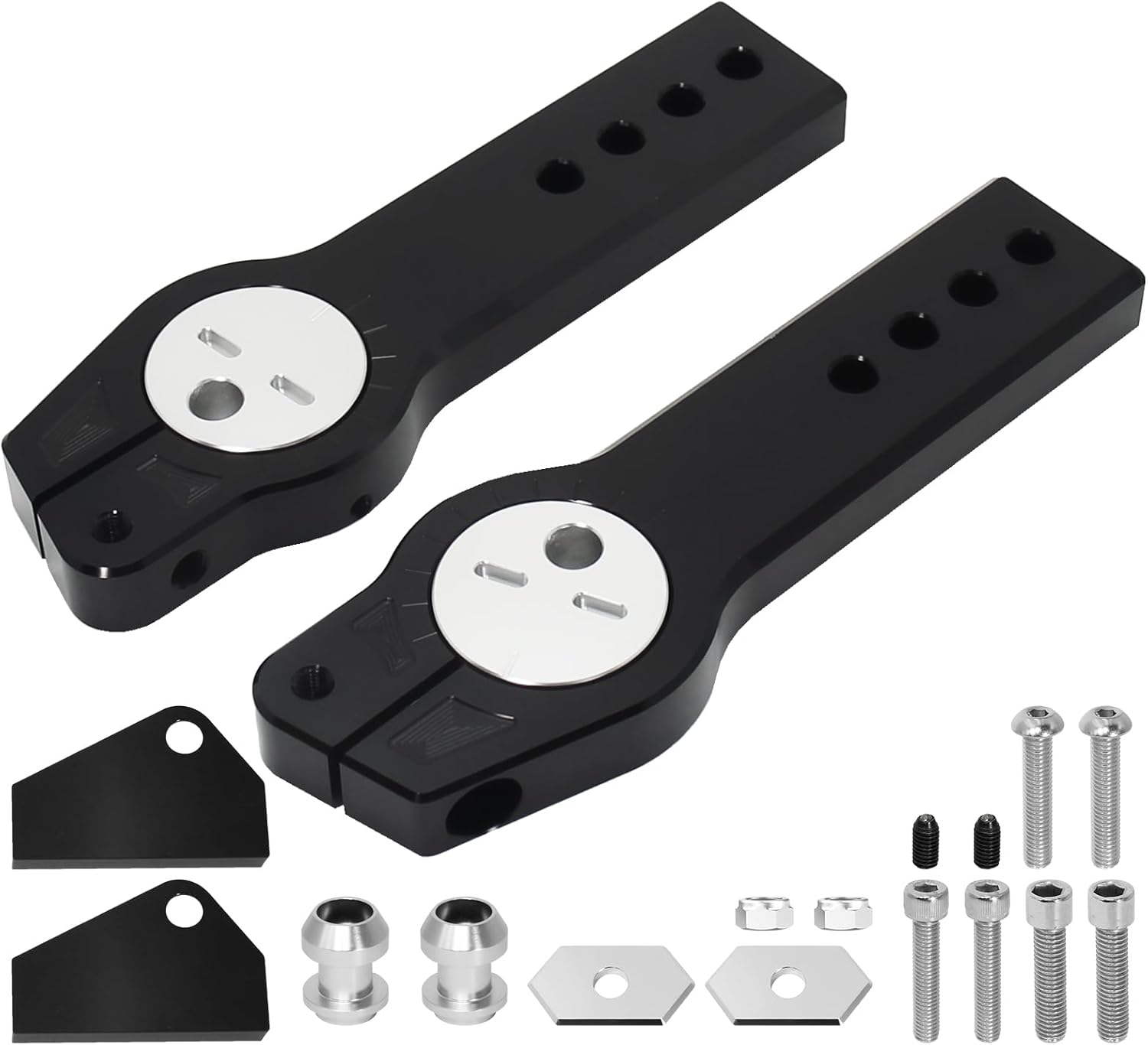 Black Rear Fork Adjuster Frame Expandable Fits for Honda MSX125 2013-2015, MSX125SF 2016-2019 Models