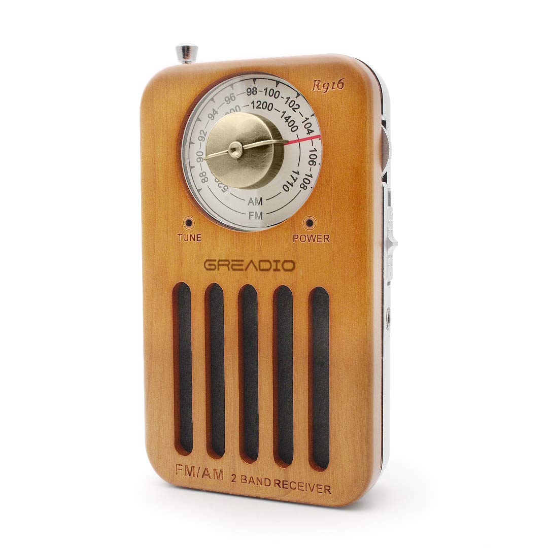 Buy Greadio AM/FM Battery Operated Transistor Portable Radio with Best