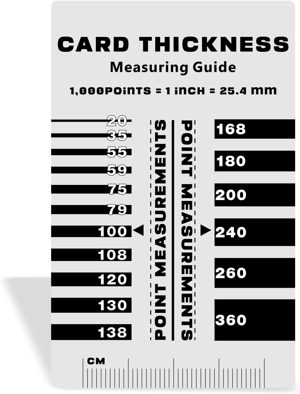 BBRGIRL Sports Card Centering Grading Tool, Grading Centering Kit with Sports Trading Cards Measuring Tools,Thickness Measuring and Point Gauge,30X Magnifying Implement