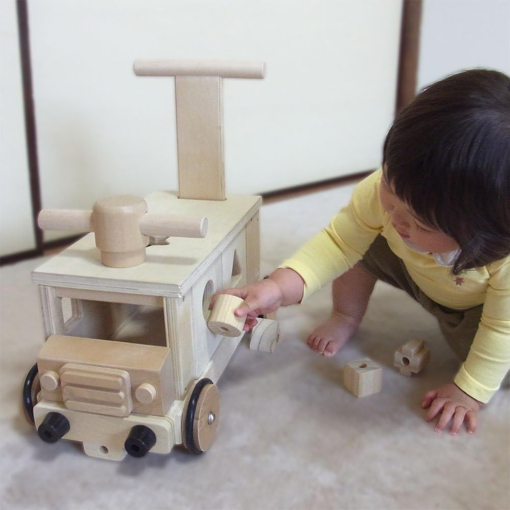 Sale 公式通販 遊び方いろいろ 木製 ぶろっくバス 乗用 玩具 カタカタ 押し車 パズル メール便送料無料 Farmerscentre Com Ng