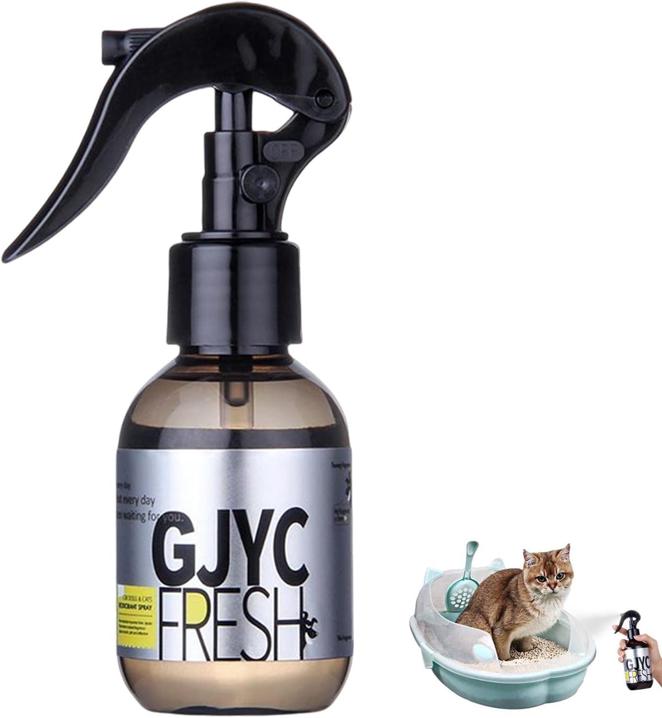 LOKOO Pet Deodorant Spray,100ml Dog Body Spray Push