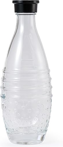 La botella de carbonatación de vidrio se adapta a máquinas de agua con gas SodaStream Aqua Fizz, Crystal y Penguin, no para máquinas de botellas de