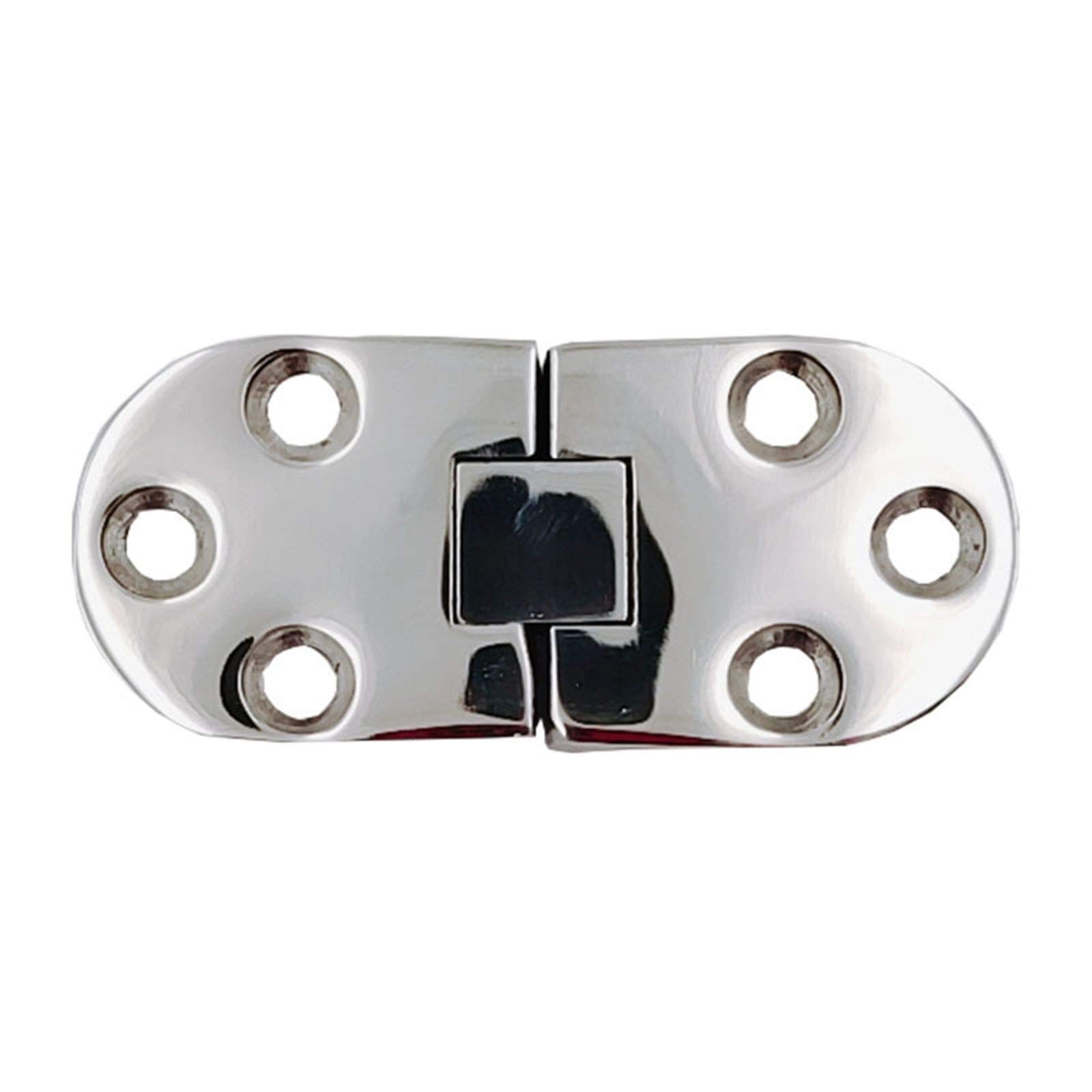 Cabinet Door Hinge 10 Piece Hinges 6630 Stainless Steel Casting Oval Loose Leaf Glass Strong and Sturdy