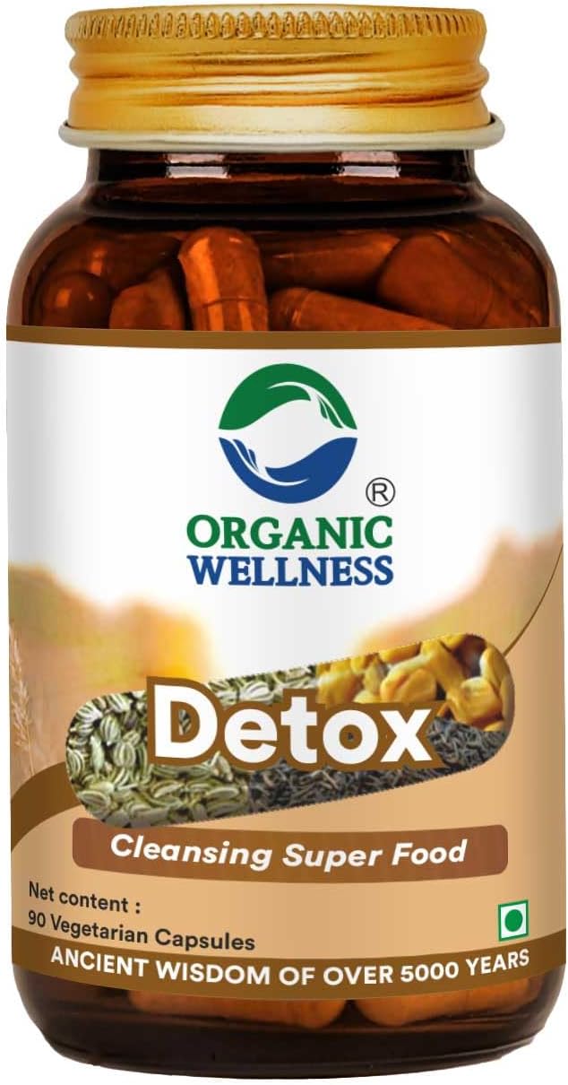 - Liver Detox Capsule 90 Vegetarian Supplement Capsules - Natural Detoxification Formula Supports Liver - Fit Health Fatty Liver Care - Body Detox Support For both Men & Women