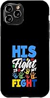 Vista 18 de His Fight is My Fight Autism Awareness Case for iPhone Air