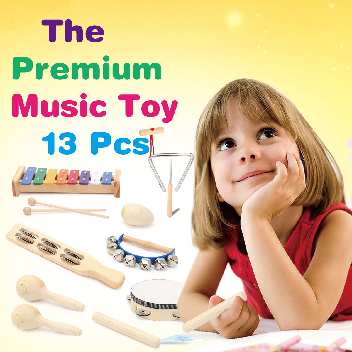 LYKN Nut シクレ＋コンプセットMUSICON Amazon.com: MUSICUBE 13 Pcs Kids Wooden Percussion Musical